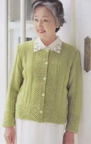 【引用】手工编织老年毛衣(整书图解)