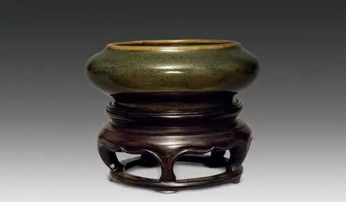 3967 清中期 茶叶末釉洗