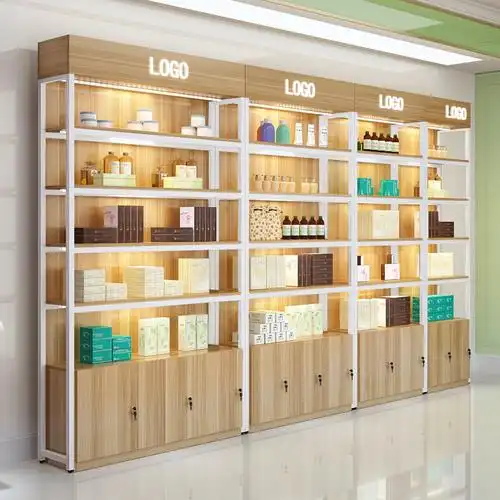 展示柜货架闪电客展示架陈列柜院产品样品宠物店母婴化妆品货柜展柜报