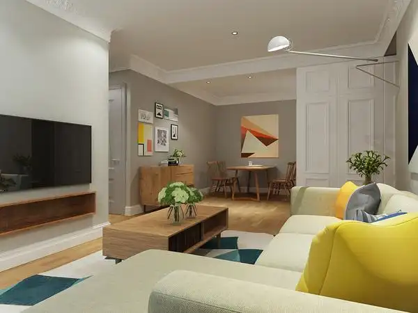 宜乐家北欧装修风格样板房:客厅装修效果图宜乐家北欧装修风格样板房