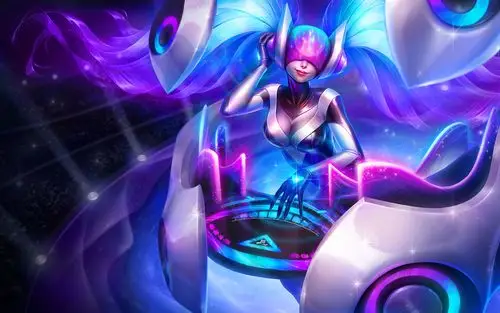 英雄联盟,lol,dj娑娜,终极皮肤,dj娑娜三部曲,acg,琴瑟仙女,娑娜,琴女