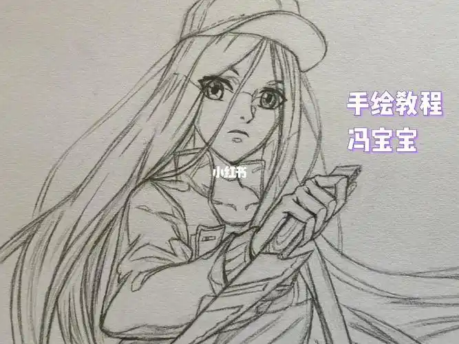 一人之下冯宝宝手绘教程来了这样画超简单