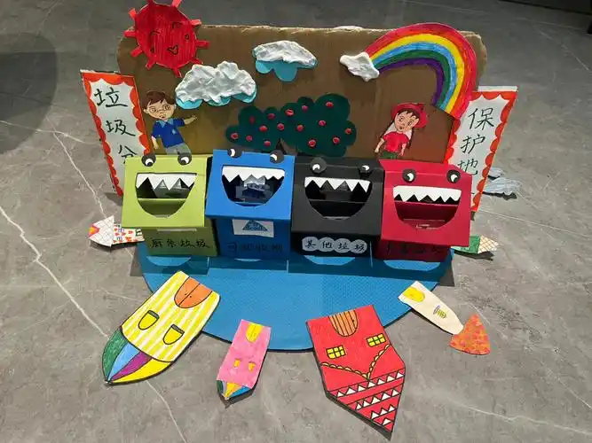 小学生手工创意作品保护地球从我做起