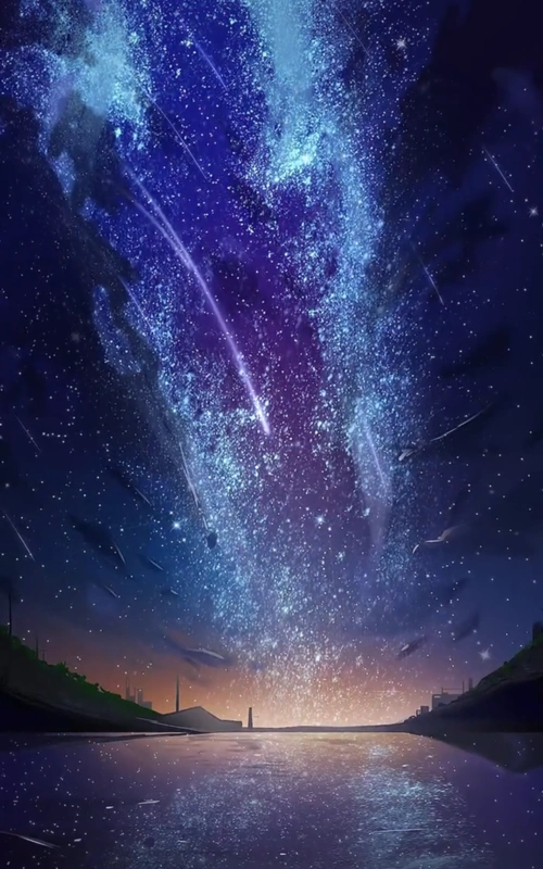 唯美星空背景图一