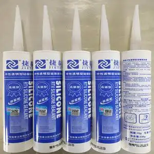 红色包装,快事达668酸性玻璃胶防水厨房卫生间室内外装饰专用胶