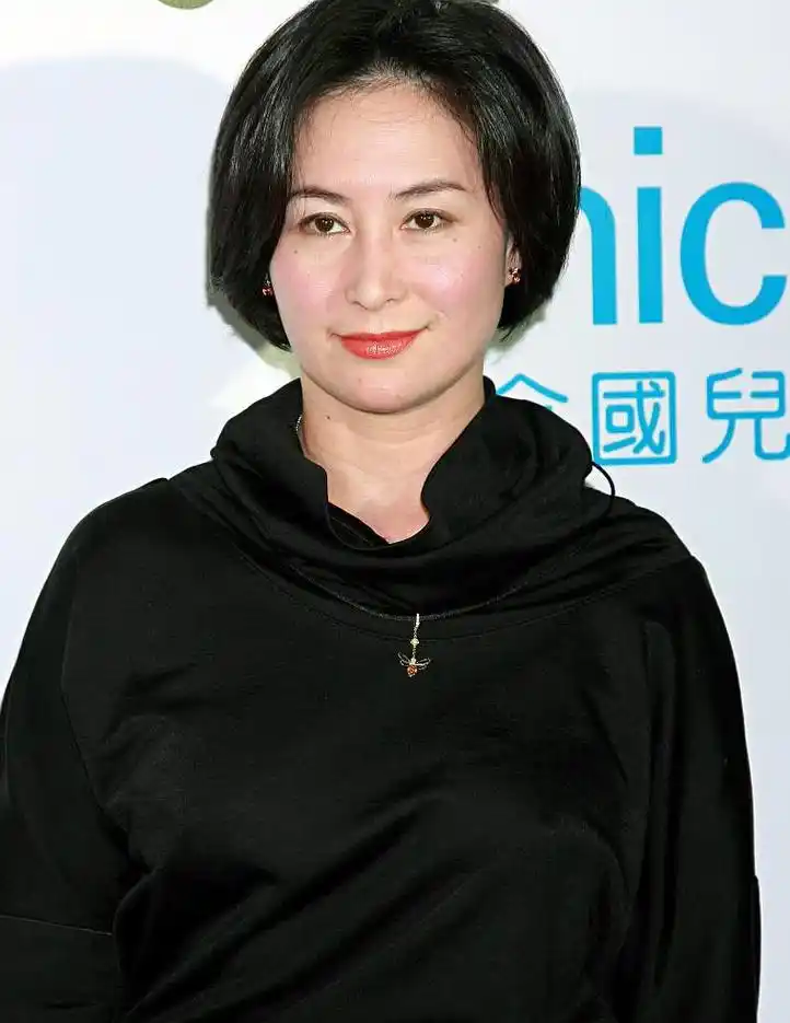 何超琼黑色造型气场十足,颜色低调却很高雅,不失豪门女强人身份_高清