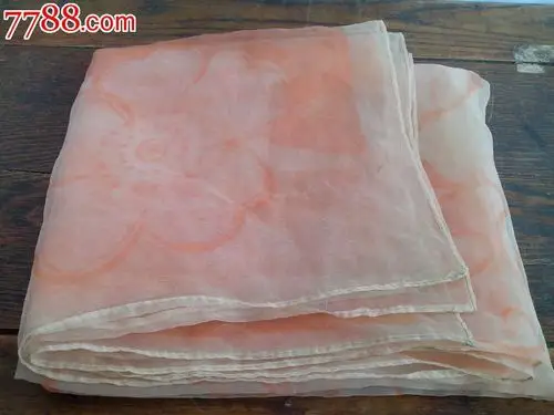 80年代尼龙老纱巾丝巾