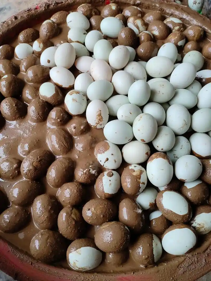 自家腌制 手工黄泥腌制咸鸭蛋 ,味道鲜美 ,盐味适中  ,本 - 抖音