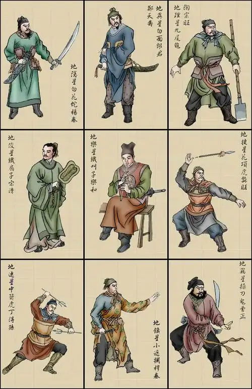 水浒英雄108将手绘版