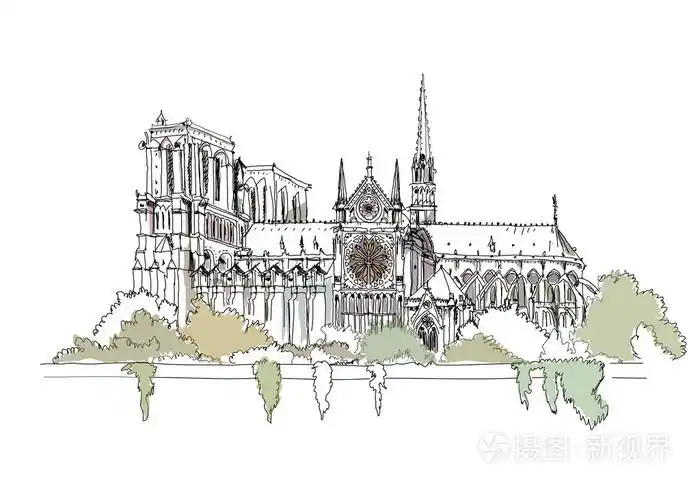 巴黎,素描合集,巴黎圣母院