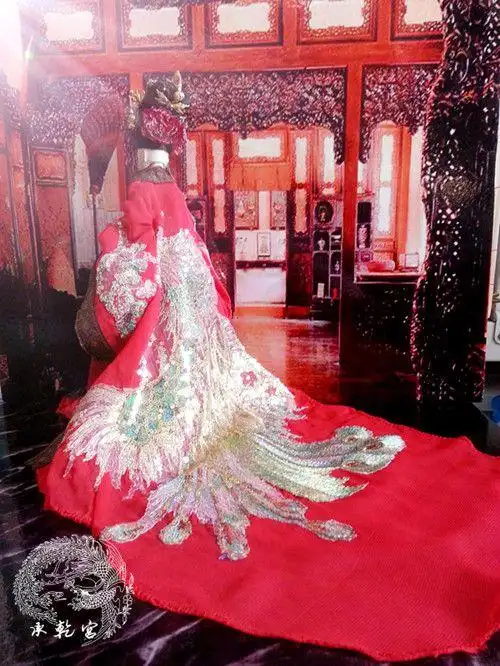 ob27古装 凤袍 电脑刺绣-淘宝网