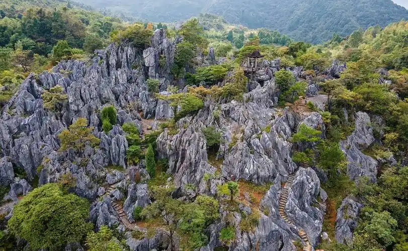 它就是"千岛湖石林风景区".