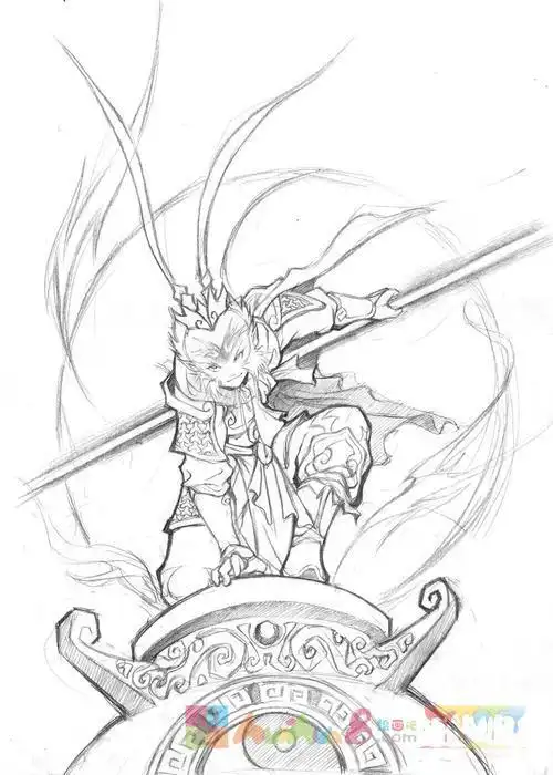 孙悟空又好画又简单的简笔画