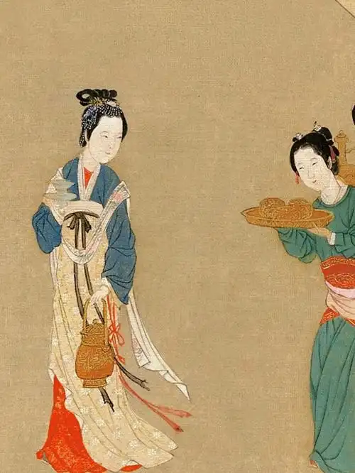 雅意|明仇英汉宫春晓图|||绢本 设色明代 纵30.6cm 横574.