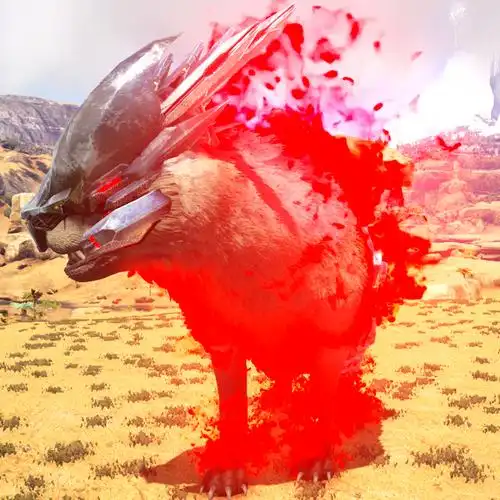 方舟:特效满分的冰原狼,让恐狼只能在旁边瑟瑟发抖