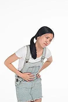 特写,腰部,健身,女人,肚子,痛苦女人,热水袋女人,在家女人,肚子疼特写