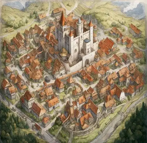 封建领主城堡的崛起🏰 🌍在罗马帝国崩溃之后,欧洲中世纪的城市