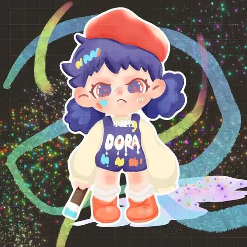 看到了很可爱的盲盒就画下来啦