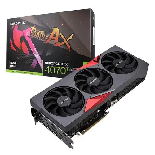 适用七彩虹战斧 geforce rtx 4070 ti super豪华版16gb三风扇显卡