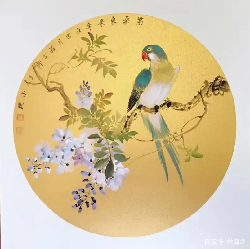 画家范璞(范小婉)花鸟画作品欣赏