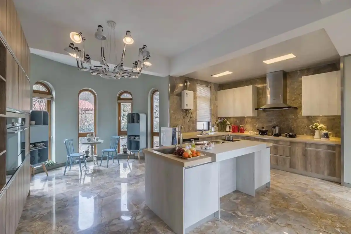 这个厨房就是大豪宅标配吧属实羡慕了