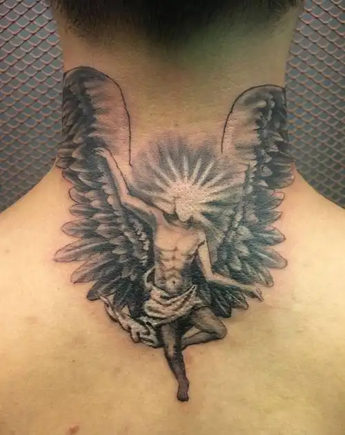 权志龙同款天使纹身图片