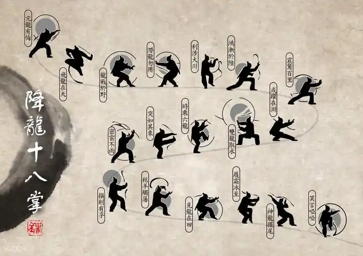 绝世武功「降龙十八掌」,等您来练成(招式设计:梁尚杰)