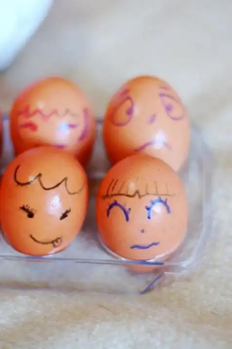 怎么画儿童简笔画教程蛋壳里的小鸡94鸡蛋壳画画04 都是简单的简笔画