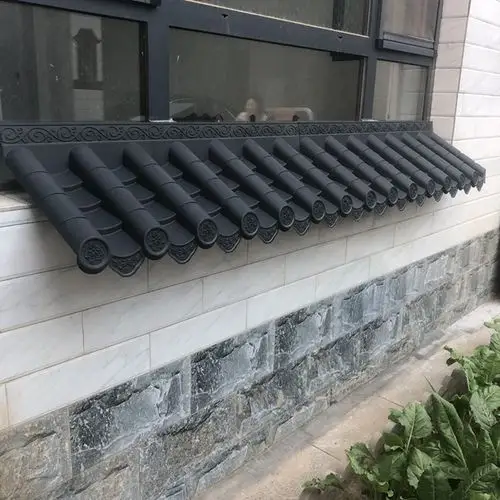 中式仿古瓦一体瓦树脂瓦仿古门头屋檐室内外装饰滴水檐仿古琉璃瓦