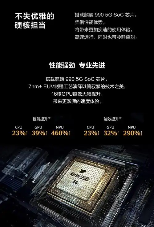 华为huawei p40 二手手机麒麟990 5g soc芯片全面屏安卓智能拍照游戏