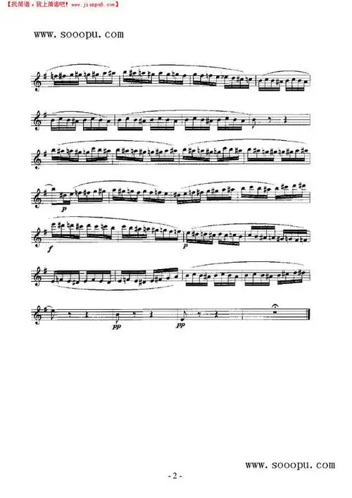 《野蜂飞舞》萨克斯谱