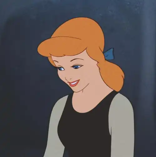 迪士尼《灰姑娘》自截 复古动漫头像