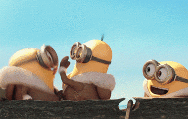 小黄人打脸看热闹神偷奶爸gif动图_动态图_表情包下载_soogif