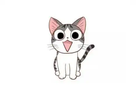 起司猫简笔画的画法步骤