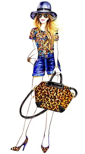 jpg时尚潮流服装手绘稿