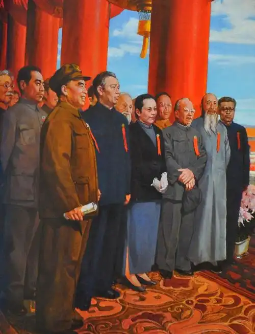 油画开国大典 油画开国大典的艺术赏析