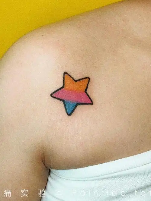 五角星_纹身图案手稿图片_文武双拳才是斌的纹身作品集