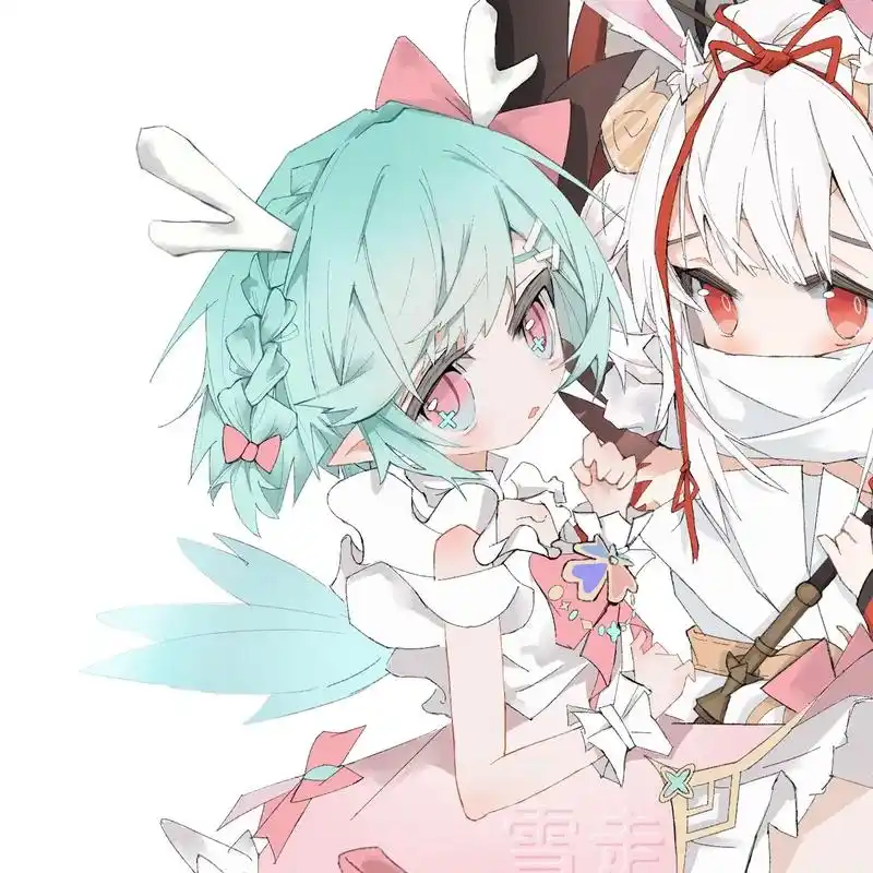 摸了阿离和瑶贴贴.#王者荣耀 #同人 #摸鱼头像 #公孙离祈 - 抖音