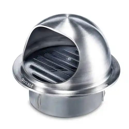 高档不锈钢风帽外墙通风出风口新风排风口油烟机防风排气罩拉奢华