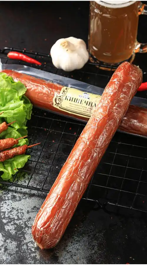 俄罗斯风味大红肠香肠火腿肠野营驴友聚会冷切速食下酒菜350g