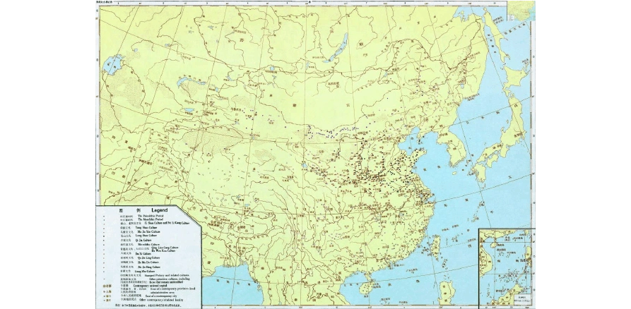 中国历史地图集(旧石器时代~清)高清版.docx