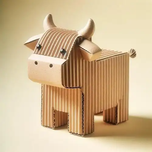 纸板萌宠|可爱瓦楞纸动物#亲子手工