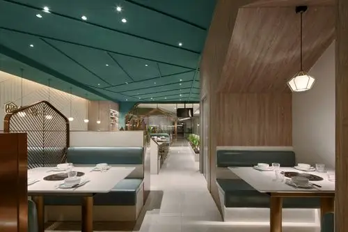 椰子鸡餐厅设计艺鼎新作椰客清新自然时尚轻奢这椰子鸡餐厅又潮又酷