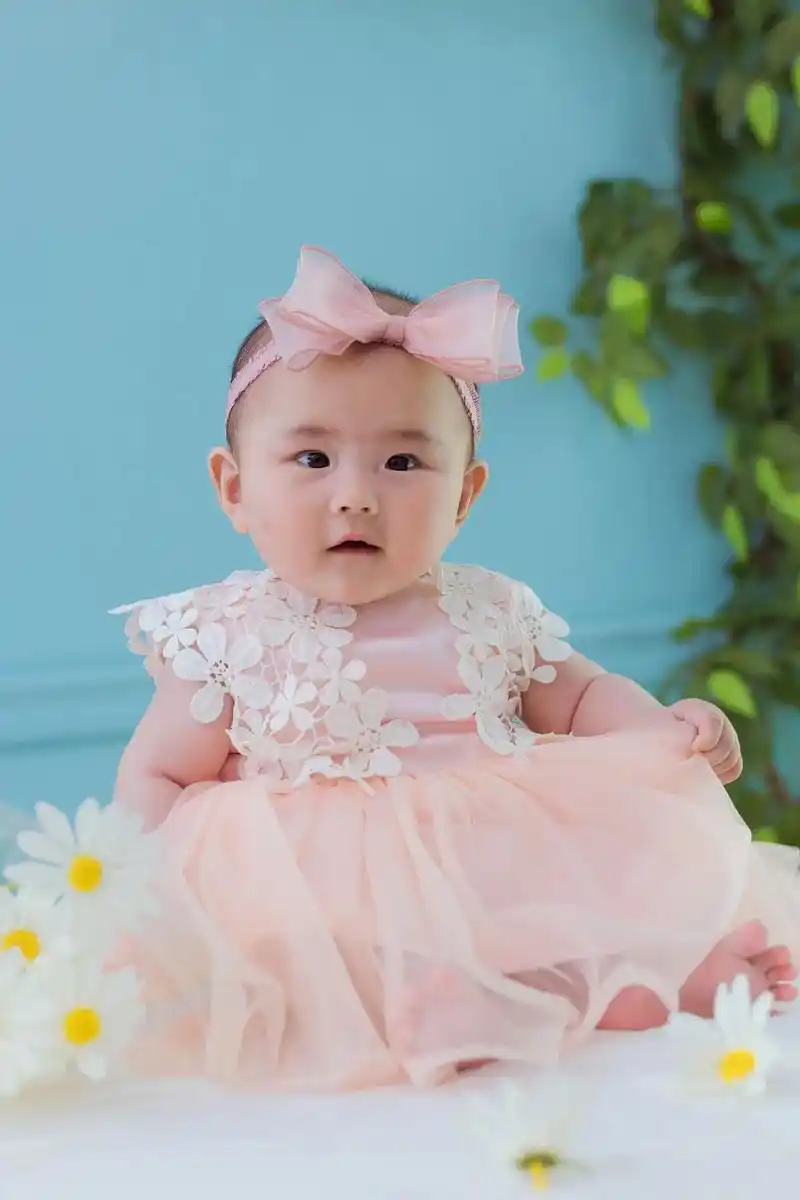 女儿就要打扮成小公主模样.原片出炉,第一次穿裙子的人类幼崽# - 抖音