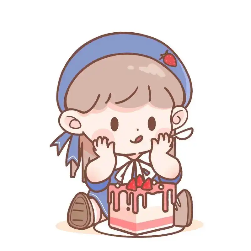 原创 吃货女孩可爱头像 4个可爱的吃货女孩头像 欢迎大家自取 祝小