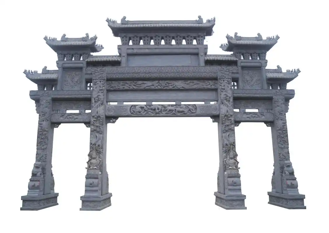 中国石雕石牌楼厂家——嘉祥伟业石雕