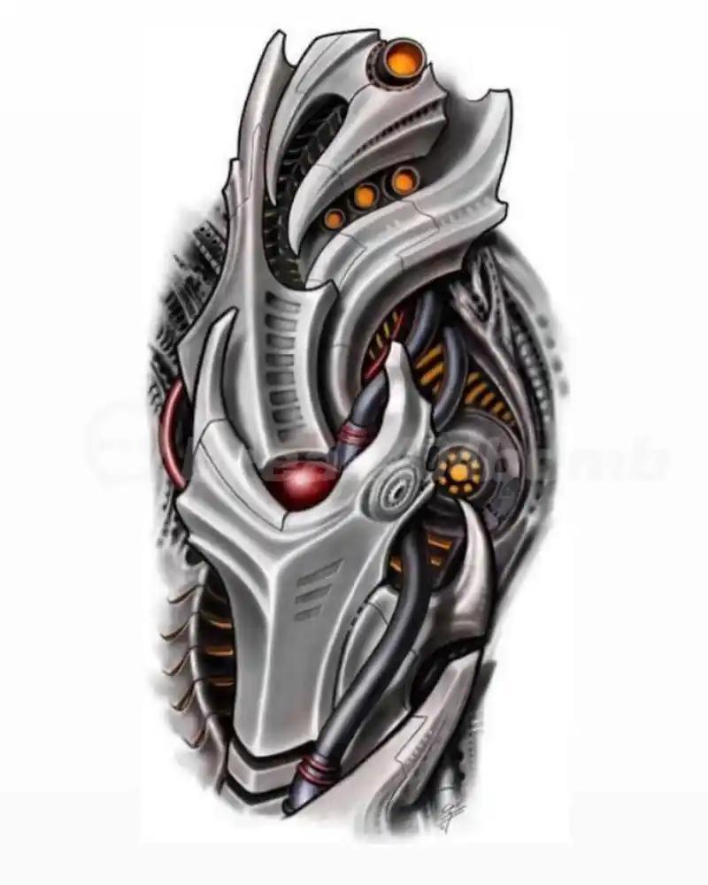 机械纹身##杭州纹身# #机械臂纹身# #机械# #纹身# #机械退纹身