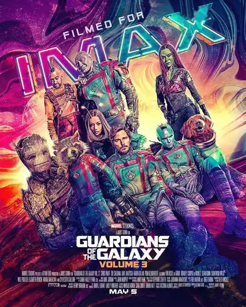 《银河护卫队3》曝imax海报 前两集将在北影节放映_影片_美国_电影