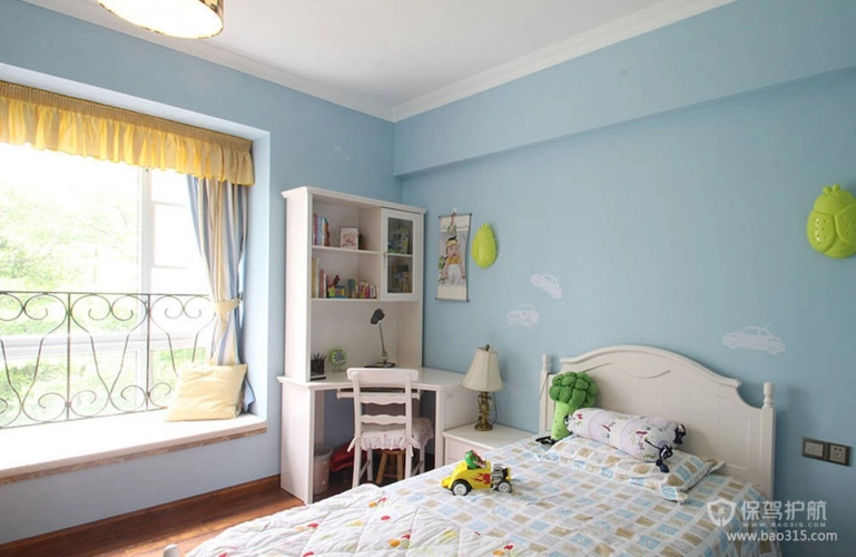 现代风格儿童房间布置效果图-现代风格儿童床图片