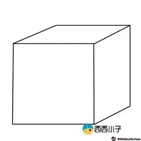 正方体简笔画图片大全
